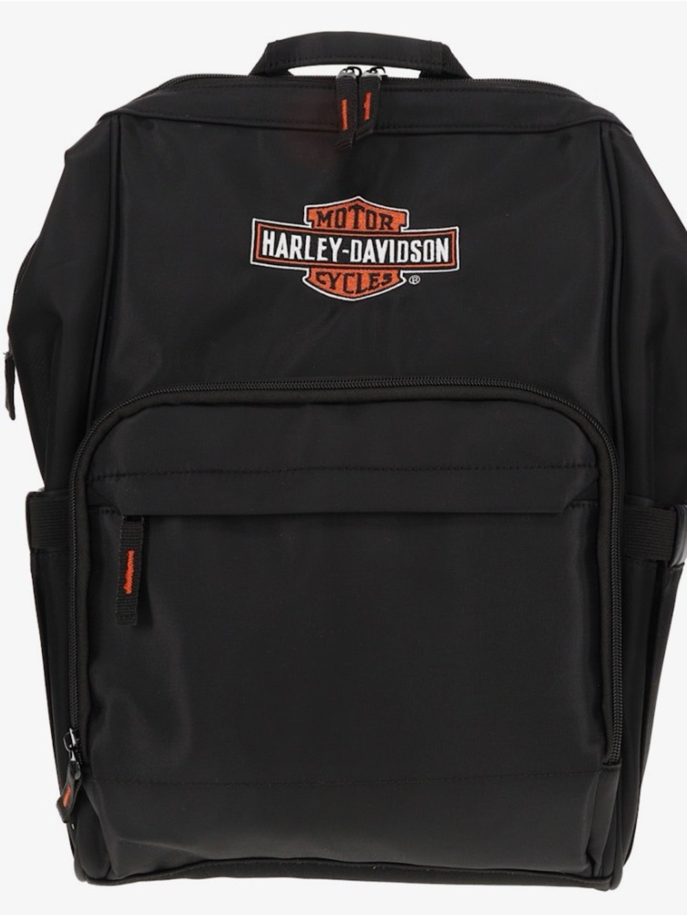 Harley Davidson Embroiled Padded Backpack Diaper Bag Black